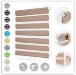 Doppelrollo Duo Rollo Klemmfix, LICHTBLICK ORIGINAL, Lichtschutz, ohne Bohren,