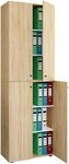 VCM Aktenschrank B&uuml;roschrank B&uuml;cher Ordner Aktenschrank Lona 6fach (1-St)