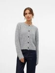 Vero Moda Strickjacke VMNOVAH LS O-NECK BUTTON CARDI GA NOOS
