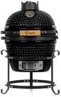 BBQ-Toro Keramikgrill Kamado Holzkohlegrill &Oslash; 32 cm "HAIIRO" mit Grillrost und