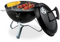 relaxdays Holzkohlegrill Tragbarer Kugelgrill &Oslash; 37 cm