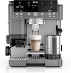 NINJA Espressomaschine Luxe Premier 3-in-1 Kaffeemaschine Espresso Grau-Metall