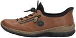 Slip-On Sneaker RIEKER "Ready2GO", Damen, Gr. 36, braun (braun, schwarz),
