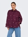 ONLY Hemdbluse ONLNEW LINA GRACE LS EMB SHIRT NOOS WVN