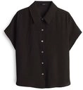 OPUS Langarmbluse Fasinga midnight brown