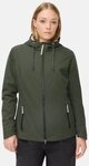 camel active Funktionsjacke mit abnehmbarer Kapuze Langarm Markenlogo