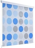 vidaXL Duschvorhang 100 x 240 cm Duschrollo 100x240 cm Kreismuster Breite 100 cm
