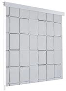 vidaXL Duschrollo, Duschrollo 140x240 cm Quadratmuster