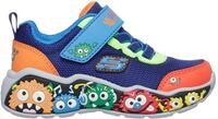 Lauflernschuh SKECHERS "PLAY SCENE", M&auml;dchen, Gr. 21, bunt (navy multifarben),