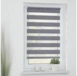 Doppelrollo Duo Rollo Klemmfix, ohne Bohren, meliert, LICHTBLICK ORIGINAL,