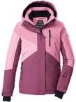Skijacke KILLTEC "KSW 209 GRLS SKI JCKT", M&auml;dchen, Gr. 152, pink (himbeere),