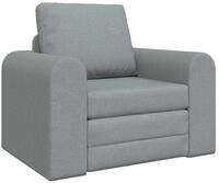vidaXL Sofa Schlafsofa Hellgrau 98 x 71 x 83 cm Stoff, 1 Teile