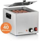 Mahlzeit Speisenw&auml;rmer Edelstahl W&uuml;rstchenw&auml;rmer elektrisch, 1200 W, 6 Liter
