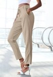 LASCANA Jogger Pants mit elastischem Bund und G&uuml;rtelschlaufen, Loungewear...