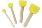 Kreul Flachpinsel Kreul Schwammstupf-Pinsel 4er-Set