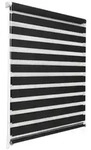 Doppelrollo Doppelrollo SolDecor DL2, 85x150cm, Schwarz &ndash; Klemmfix ohne...