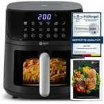 Balter Hei&szlig;luftfritteuse, 1500 W, Airfryer, 5,5 L, Friteuse Heissluftfritteuse XXL