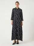 Y.A.S Hemdblusenkleid YASSAVANNA LONG SHIRT DRESS Viskose, loose fit