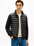 Tommy Hilfiger Steppjacke MIX MEDIA mit Stehkragen unifarben, casual, regular...