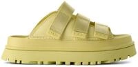 UGG GOLDENGLOW SLIDE Pantolette, Plateauschuh, Sandale, Flats mit Fu&szlig;bett