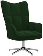 vidaXL Sessel Drehsessel Drehstuhl Relaxsessel Sessel B&uuml;rostuhl Dunkelgr&uuml;n...