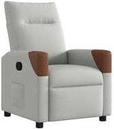 vidaXL Sessel Relaxsessel Wolkengrau Stoff (1-St)