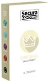 Secura Kondome Original Packung mit, 48 St., veganfreundliche Kondome, transparente