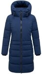 Navahoo Steppmantel Mondnebel XIV Langer, gesteppter Damen Wintermantel mit hohem