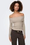 ONLY Strickpullover ONLKATIA LIFE LS OFF SHOULDER KNT NOOS Viskosemischung,...