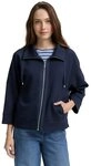TOM TAILOR Sweatjacke Strick & Sweatshirts Boxy Fit Scuba Sweatjacke
