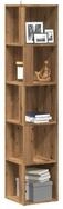 vidaXL Eckregal, Eckregal Artisan-Eiche 33x33x165 cm Holzwerkstoff