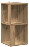 vidaXL Eckregal Eckregal Artisan-Eiche 33x33x132 cm Holzwerkstoff, 1-tlg.