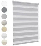 Doppelrollo Duo Rollo Klemmfix ohne Bohren f&uuml;r Fenster Rollos Jalousie Faltrollo,