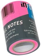 inFO Marker Ersatzrolle Haftnotizen-Rolle Standard 5620-32 pink 1 Rolle