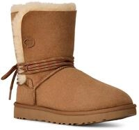 UGG BAILEY TIE Winterboots Winterboots, Schlupfstiefel mit Lammfell-Besatz