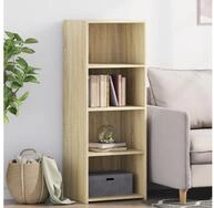 vidaXL Highboard, Highboard Sonoma-Eiche 45x41x124 cm Holzwerkstoff