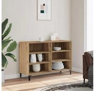vidaXL Sideboard vidaXL Sideboard Artisan-Eiche 103,5x35x70 cm Holzwerkstoff