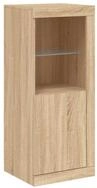 vidaXL Sideboard Sideboard mit LED-Leuchten Sonoma-Eiche 41x37x100 cm (1 St)