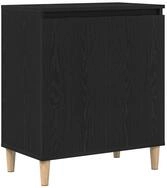 vidaXL Sideboard Sideboard Schwarz Eichen-Optik 60 x 35 x 70 cm Holzwerkstoff...