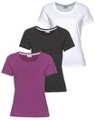 Eastwind T-Shirt (3er-Pack) Kurzarm, h&uuml;ftlang, f&uuml;r die Freizeit, aus Baumwolle