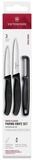 Victorinox Steakkochmesser Swiss Classic Gem&uuml;semesser-Set Mit Sch&auml;ler, 3-Teilig -