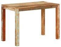 vidaXL Esstisch Esstisch 110x55x76 cm Altholz Massiv (1-St)