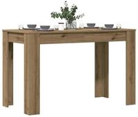 vidaXL Esstisch NA Esstisch Artisan-Eiche 120x60x76 cm Spanplatte