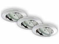 Briloner Leuchten LED Einbauleuchte 7209-038, schwenkbar, ultraflach, LED fest