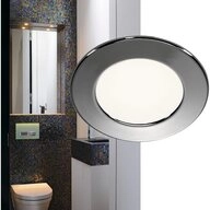 SLV Klemmleuchte LED Einbauleuchte DL 126, rund, LED