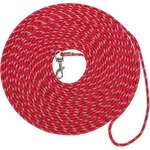 TRIXIE Schleppleine Junior Welpen-Schleppleine, rund - rot - 8 m/&oslash; 4 mm, Tau rot 8