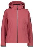 CMP Softshelljacke WOMAN JACKET ZIP HOOD sportlicher Stil, w&auml;rmend, wind- und