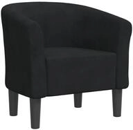 vidaXL Sessel, Clubsessel Schwarz Samt