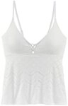 LASCANA Tankini-Top Omara, mit Lochstickerei