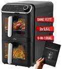 Oleio Hei&szlig;luftfritteuse Oleio Maestro Vertikaler TwinFryer 11L, 2460 W, Vertikal